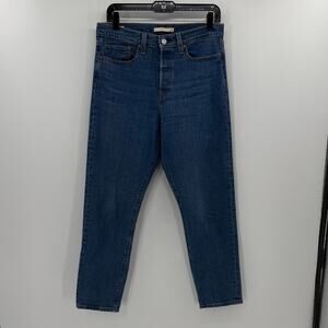 Levi's Women's Premium Wedgie Hidden Button Fly Jeans - Med Wash - 29